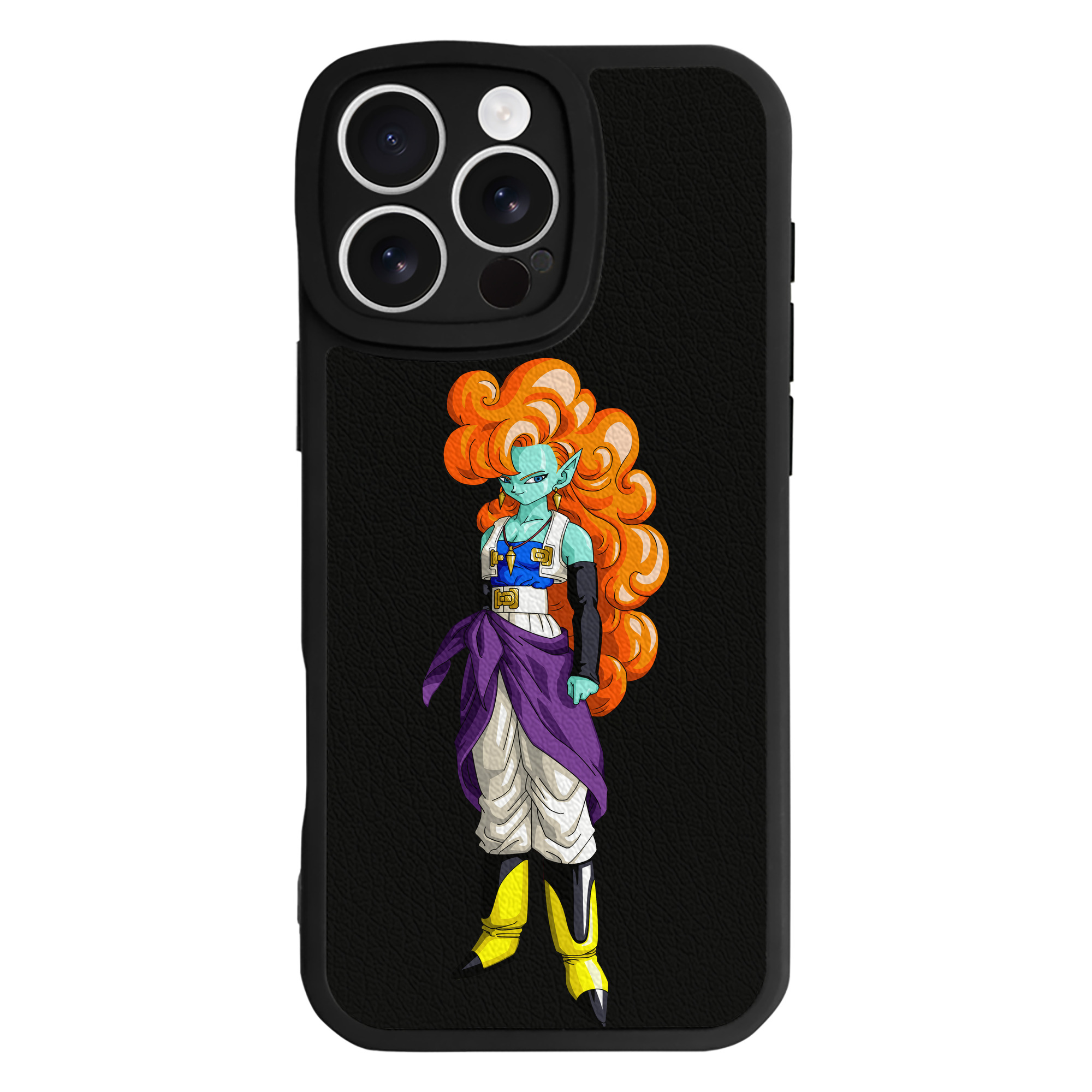 （画像用） ドラゴンボール DRAGON BALL 【iPhone 16シリーズ対応】シリコンスマホケース（レザー調） 材質：シリコン